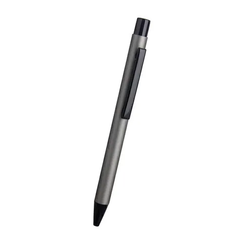 Matte-finished Grey Pen with
Black Clip