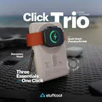 Stuffcool Click Trio 10000mAh Magsafe powerbank with Apple Watch charging and Stand