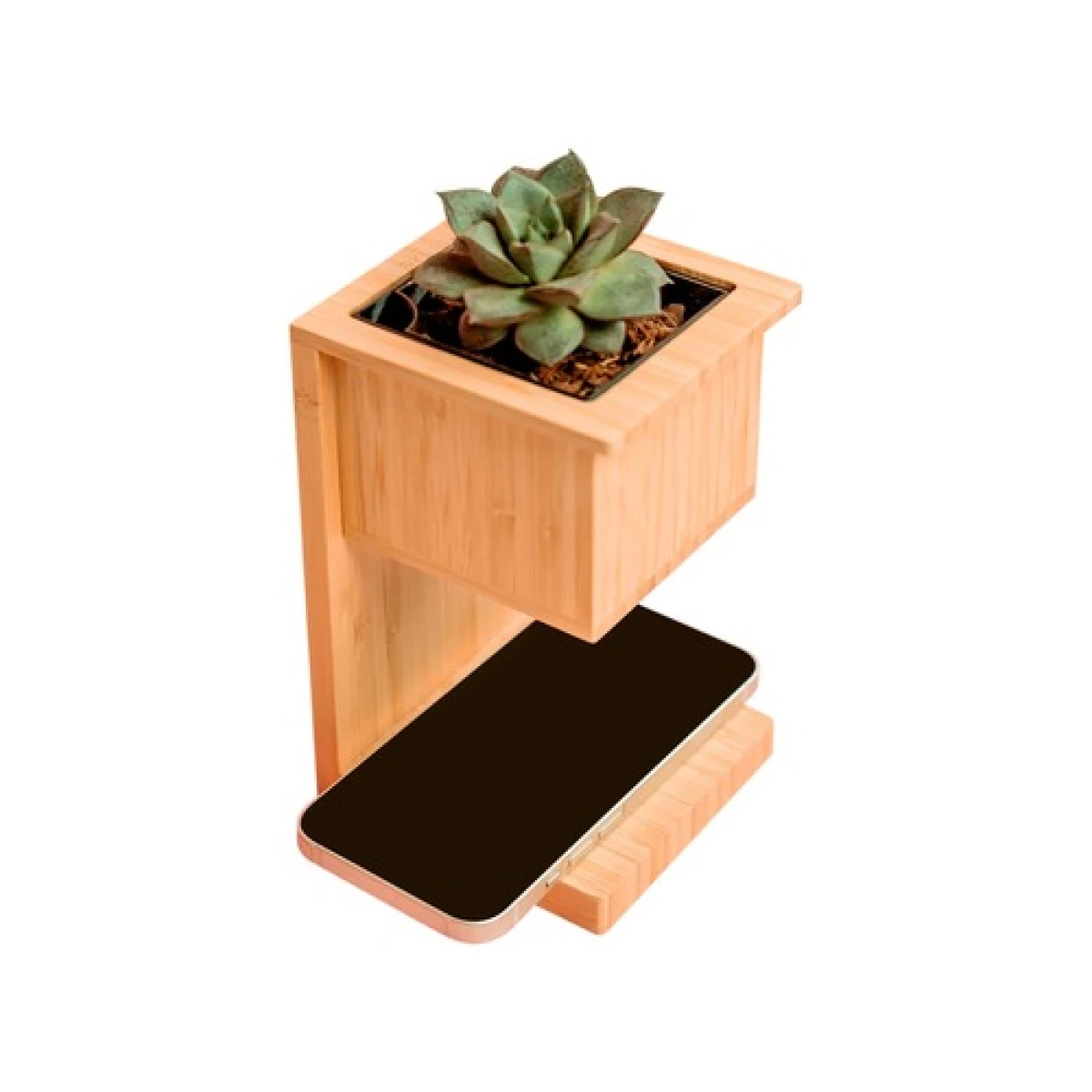 Alder Wireless Charger with Planter