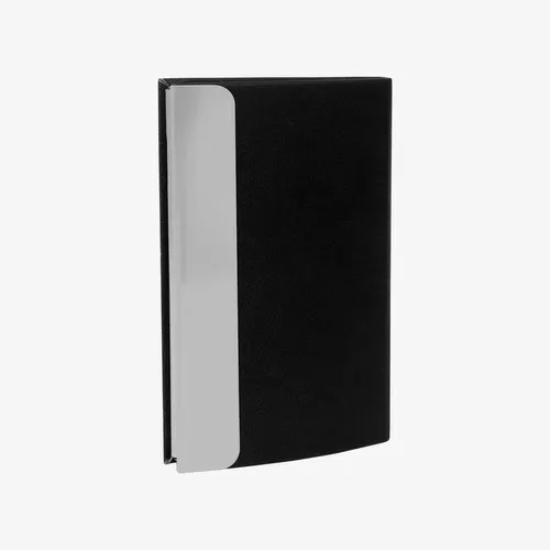 Classic Black Leather Finished Cardholder