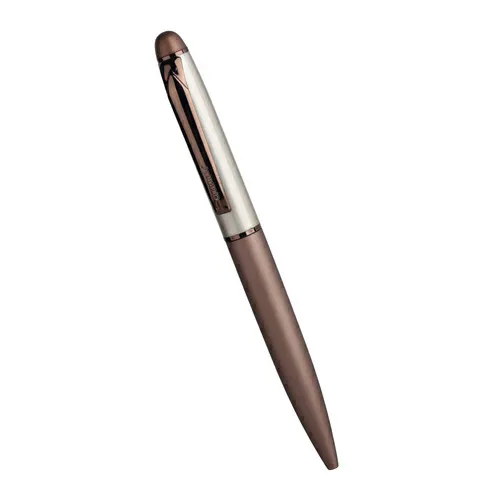 Stylish Grey & Copper Metallic Ballpoint Pen